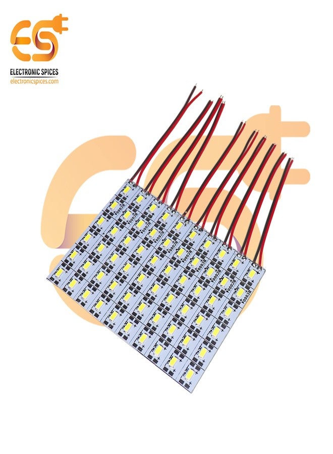 إلكترونيك سبايسس مصابيح شريطية صلبة من الألومنيوم الأبيض البارد من Electronic Spices، 4 فولت، 60 مصباح LED - Image 2